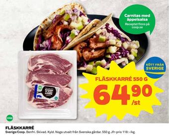 Coop Daglivs Fläskkarré erbjuda
