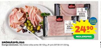 Coop Daglivs Smörgåspålägg erbjuda