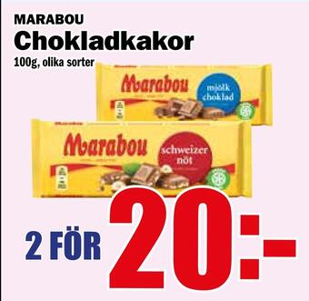 Matdax Chokladkakor erbjuda
