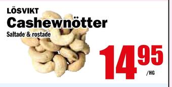 Matdax Cashewnötter erbjuda