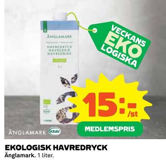 Coop Daglivs Ekologisk havredryck erbjuda