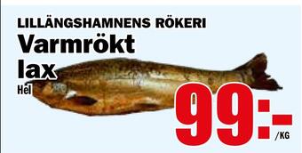 Matdax Varmrökt lax erbjuda