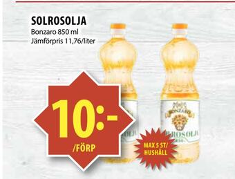 Matvärlden Tensta Solrosolja erbjuda