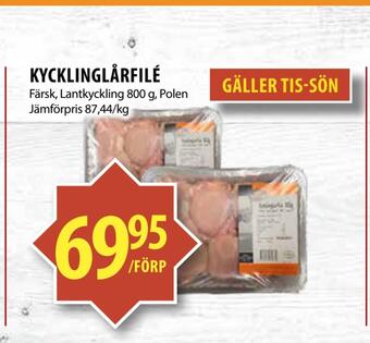 Matvärlden Tensta Kycklinglårfilé erbjuda