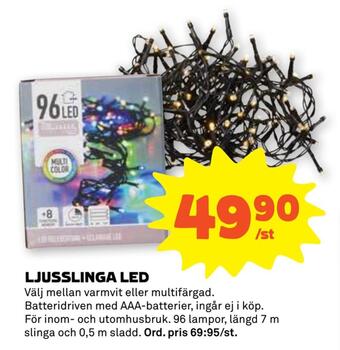 Stora Coop Ljusslinga led erbjuda
