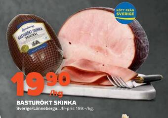 Stora Coop Basturökt skinka erbjuda