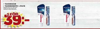 Tandkräm • tandborste 1-pack