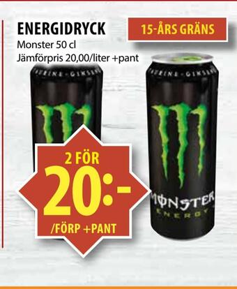 Matvärlden Tensta Energidryck erbjuda