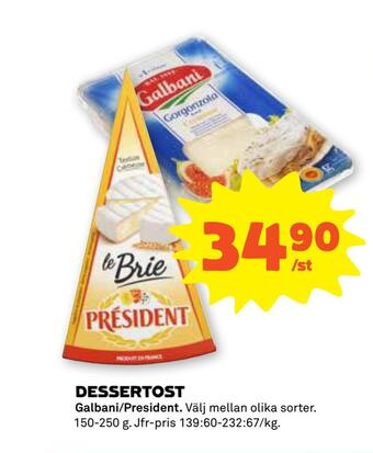 Stora Coop Dessertost erbjuda