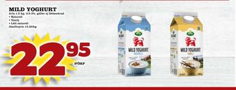 Supergrossen Mild yoghurt erbjuda