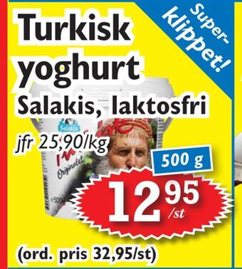 T-jarlen Turkisk yoghurt erbjuda