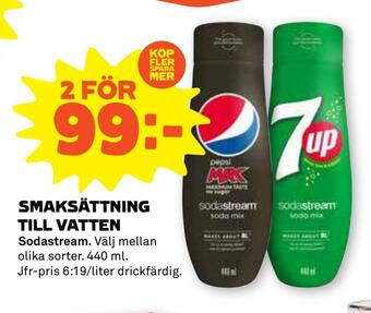 Stora Coop Smaksättning till vatten erbjuda