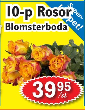 T-jarlen 10-p rosor erbjuda