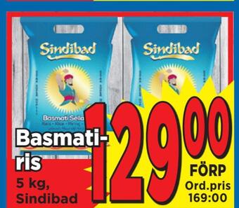 Supergrossen Basmatiris erbjuda