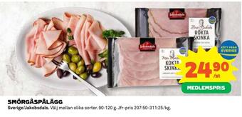 Coop Smörgåspålägg erbjuda