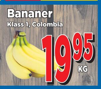 Supergrossen Bananer erbjuda