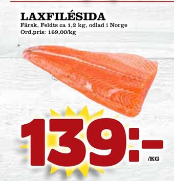 Supergrossen Laxfilésida erbjuda