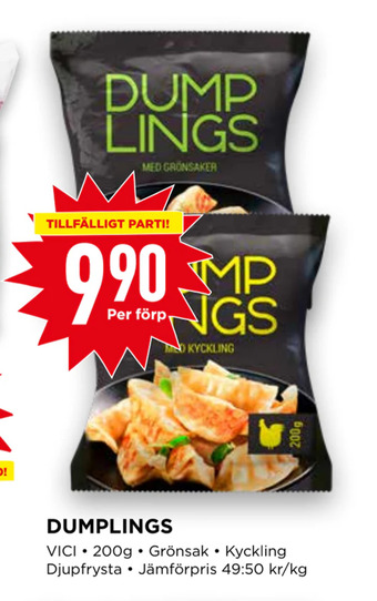 Willys Dumplings erbjuda