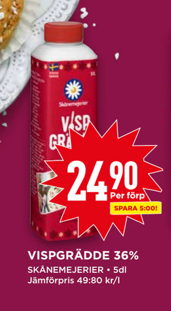 Willys Vispgrädde 36% erbjuda