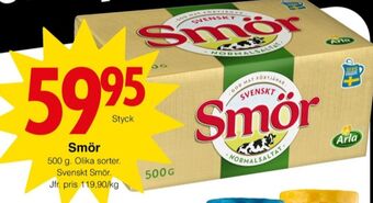 Matöppet Svenskt smör erbjuda