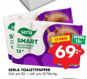 ÖoB Smart toalettpapper erbjuda