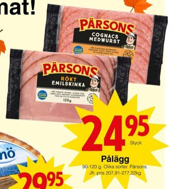 Matöppet Pärsons skinka erbjuda