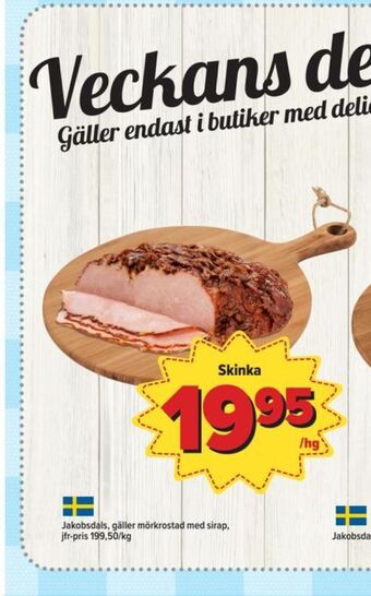 Östenssons Jakobsdals skinka erbjuda