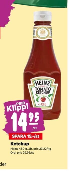 City Gross Heinz ketchup erbjuda
