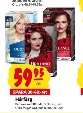 City Gross Brillance hårfärg erbjuda