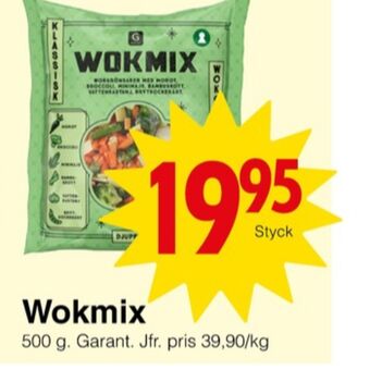 Matöppet Garant grönsaker erbjuda