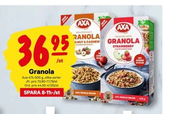City Gross Axa granola erbjuda