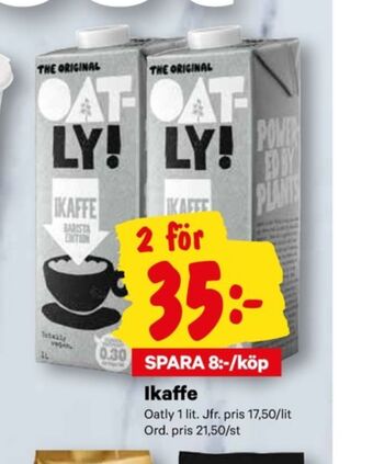 City Gross Oatly ikaffe havredryck erbjuda
