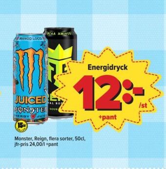 Östenssons Monster energidryck erbjuda