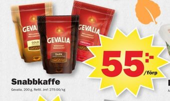 Pekås Gevalia instant kaffe erbjuda