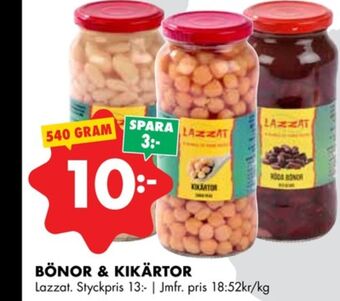 ÖoB Lazzat bönor erbjuda