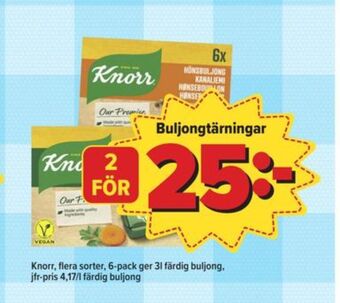 Östenssons Knorr buljongtärningar erbjuda