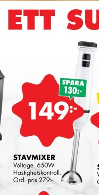 ÖoB Voltage stavmixer erbjuda