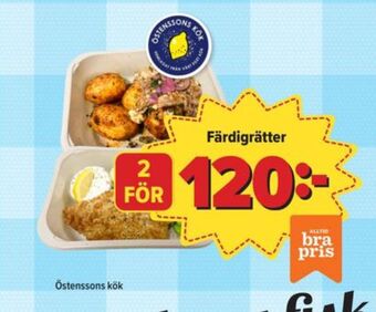 Östenssons Östenssons färdigrätter erbjuda