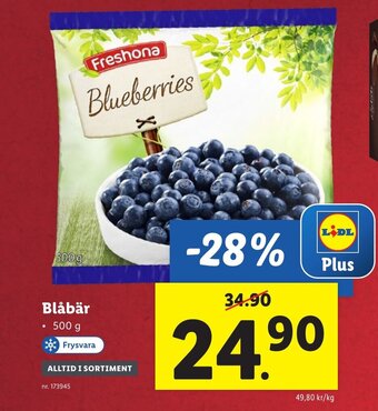 Lidl Blåbär erbjuda
