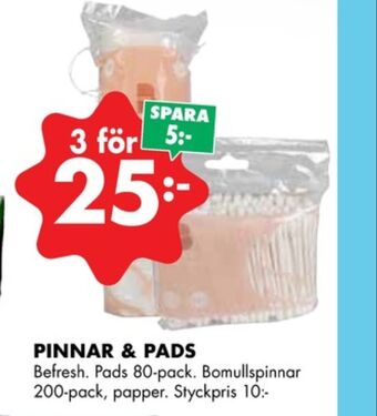 ÖoB Be fresh bomullsrondeller erbjuda