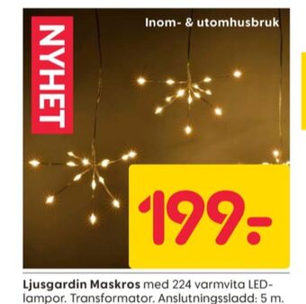 Rusta Nyans ljusslingor erbjuda