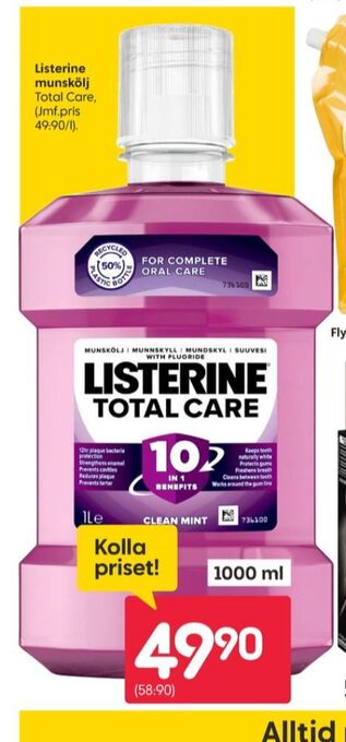 Rusta Listerine munskölj erbjuda