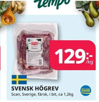 Tempo Scan högrev erbjuda