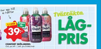 ÖoB Comfort sköljmedel erbjuda