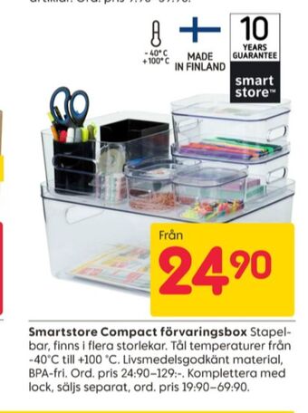 Rusta Smartstore förvaringsboxar erbjuda