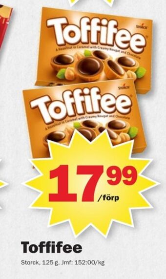 Pekås Toffifee chokladask erbjuda