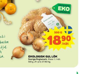 Stora Coop Änglamark lök erbjuda