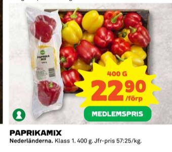 Coop Coop paprika erbjuda