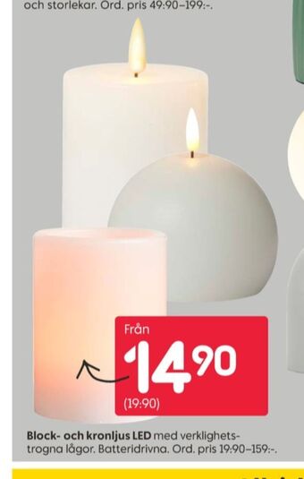 Rusta Elsa form ljusdekoration erbjuda