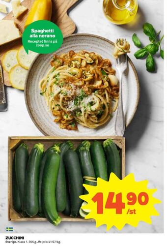 Coop Coop zucchini erbjuda
